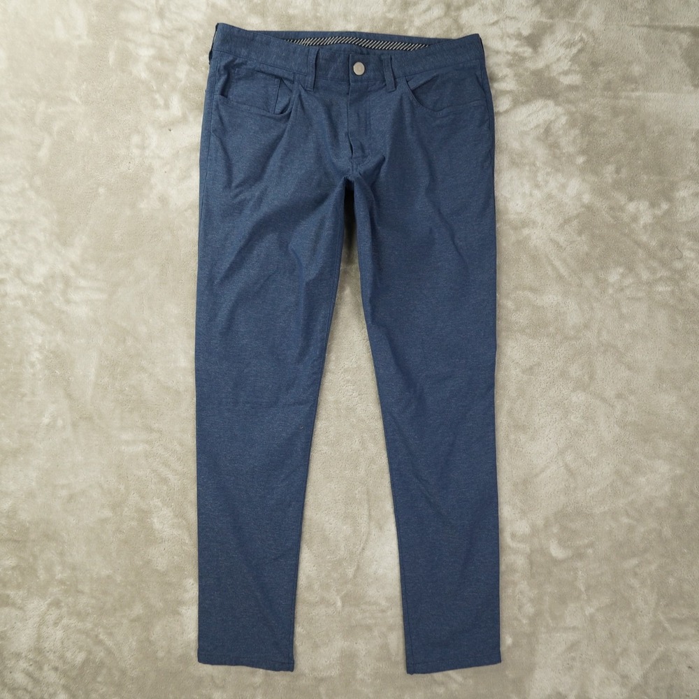 Bonobos Golf Tailored Fit Pants Men's 33x32 Blue Performance Techwear Preppy